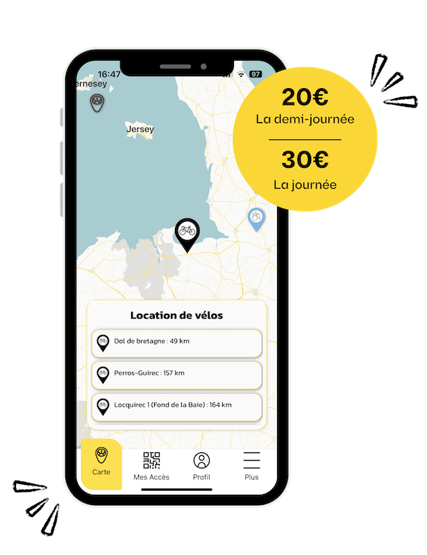 Mockup de l’application REV